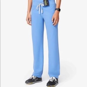 Figs Livingston Scrub Pants Ceil Blue XS tall